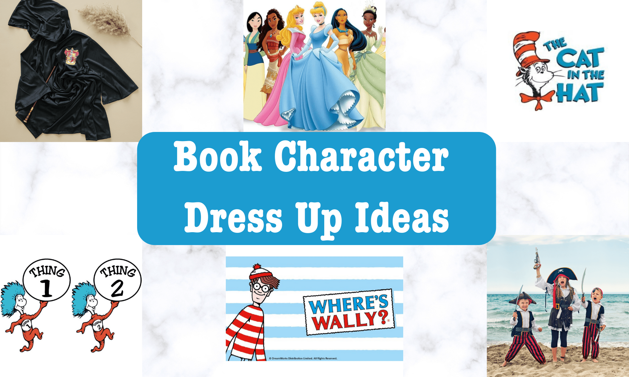 Book Character Costumes - Dress up Ideas