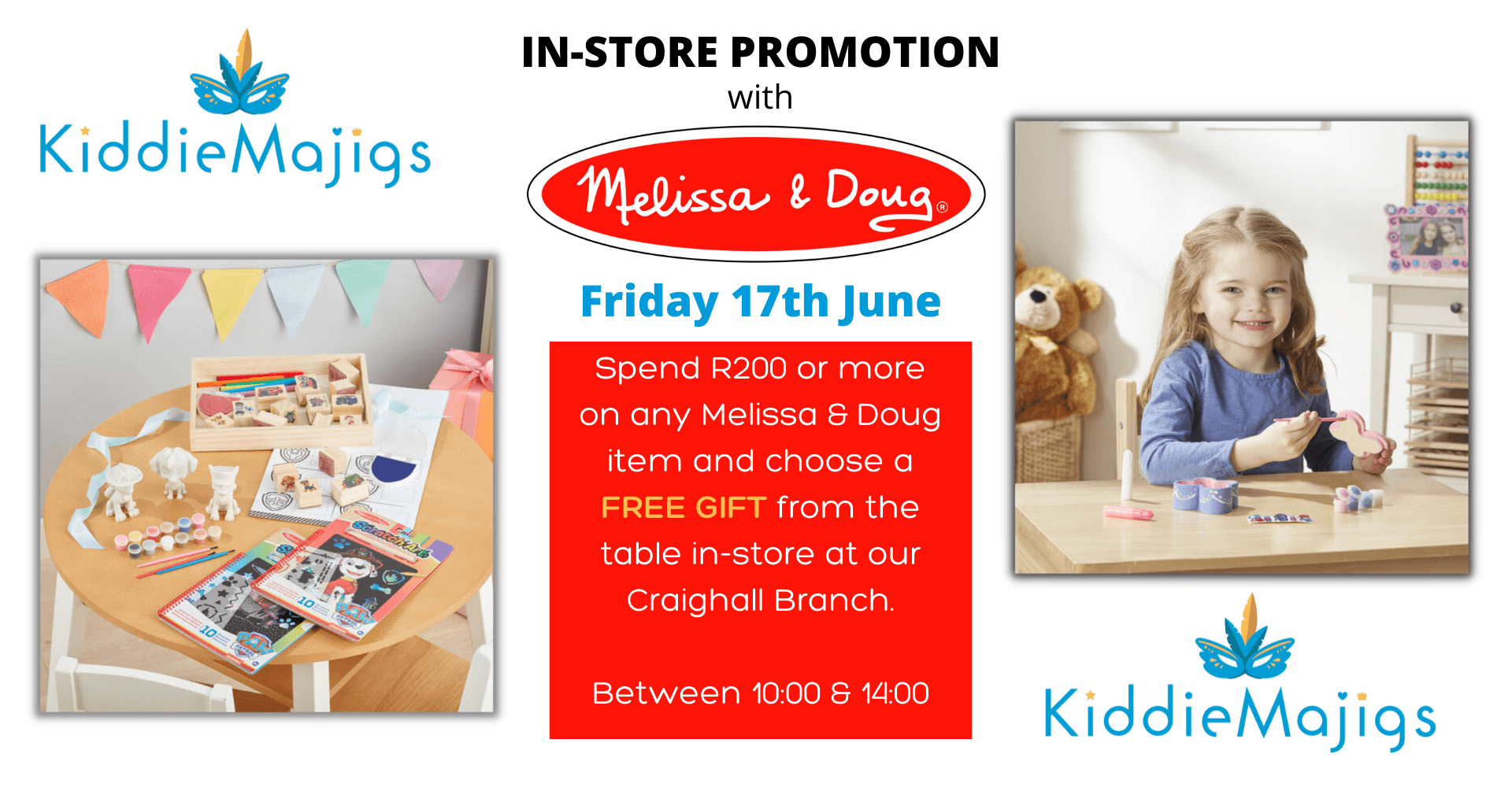 In-store promotion- 17 June 10am to 2pm