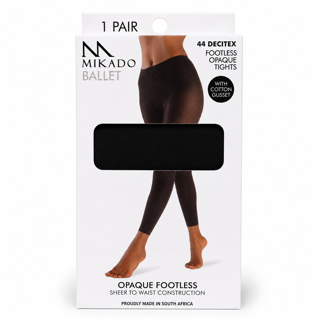 Black Ballet Dance Tights - Footless – Kiddie Majigs