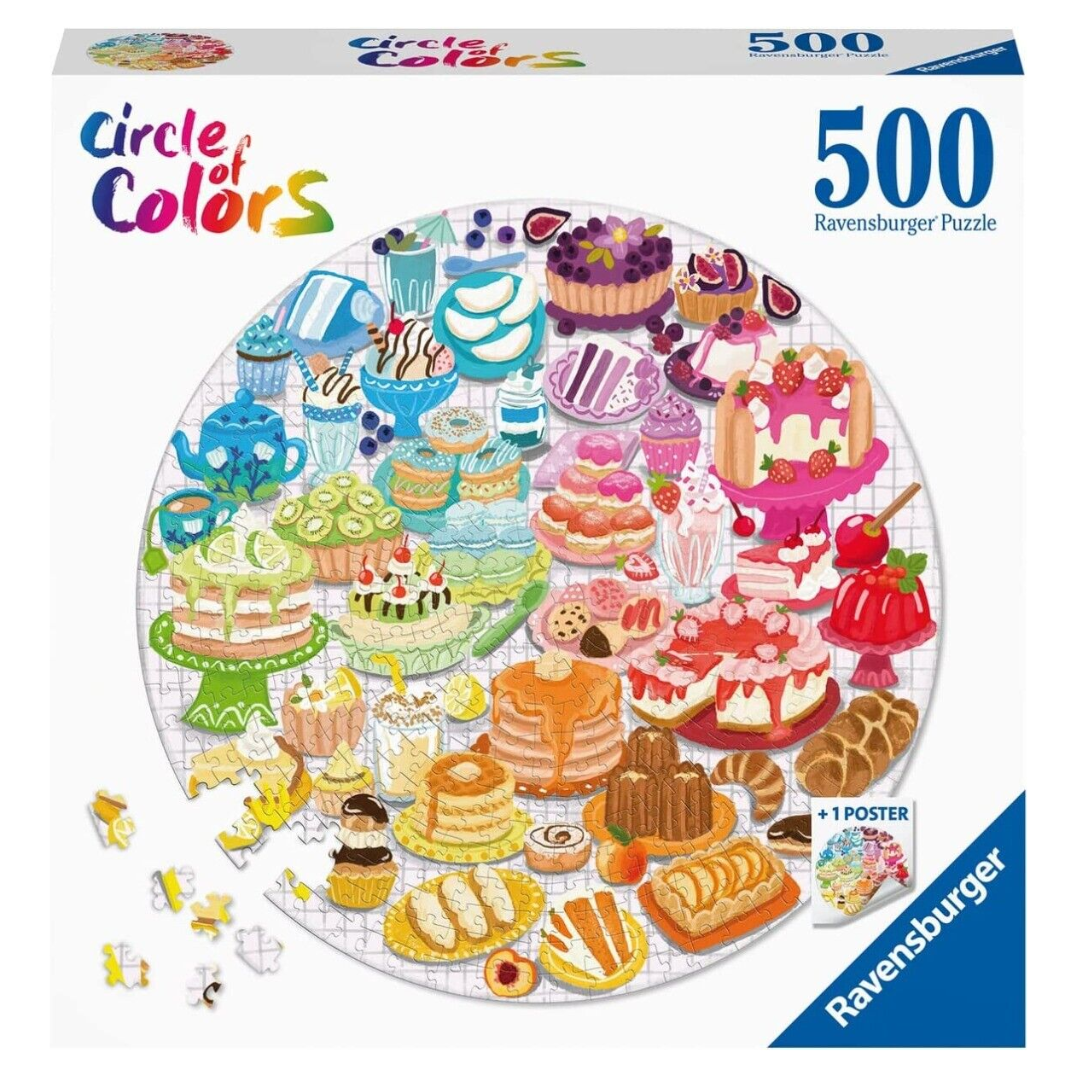 Ravensburger 500pc Circle of Colours Desserts Puzzle
