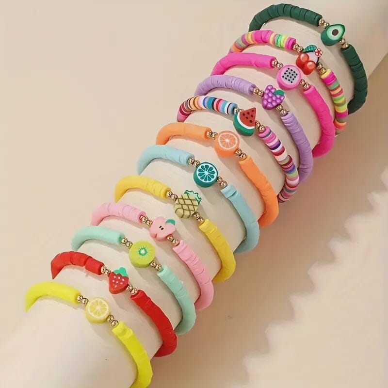Fruit Polymer Clay Bracelet – Kiddie Majigs