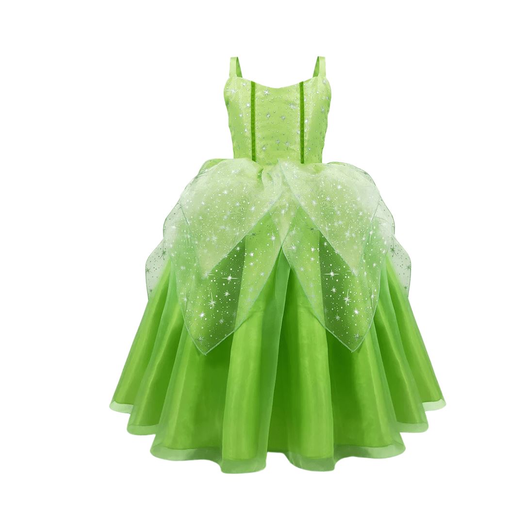Green Sparkly Fairy Dress Kiddie Majigs Green Sparkly Fairy Dress Kiddie Majigs