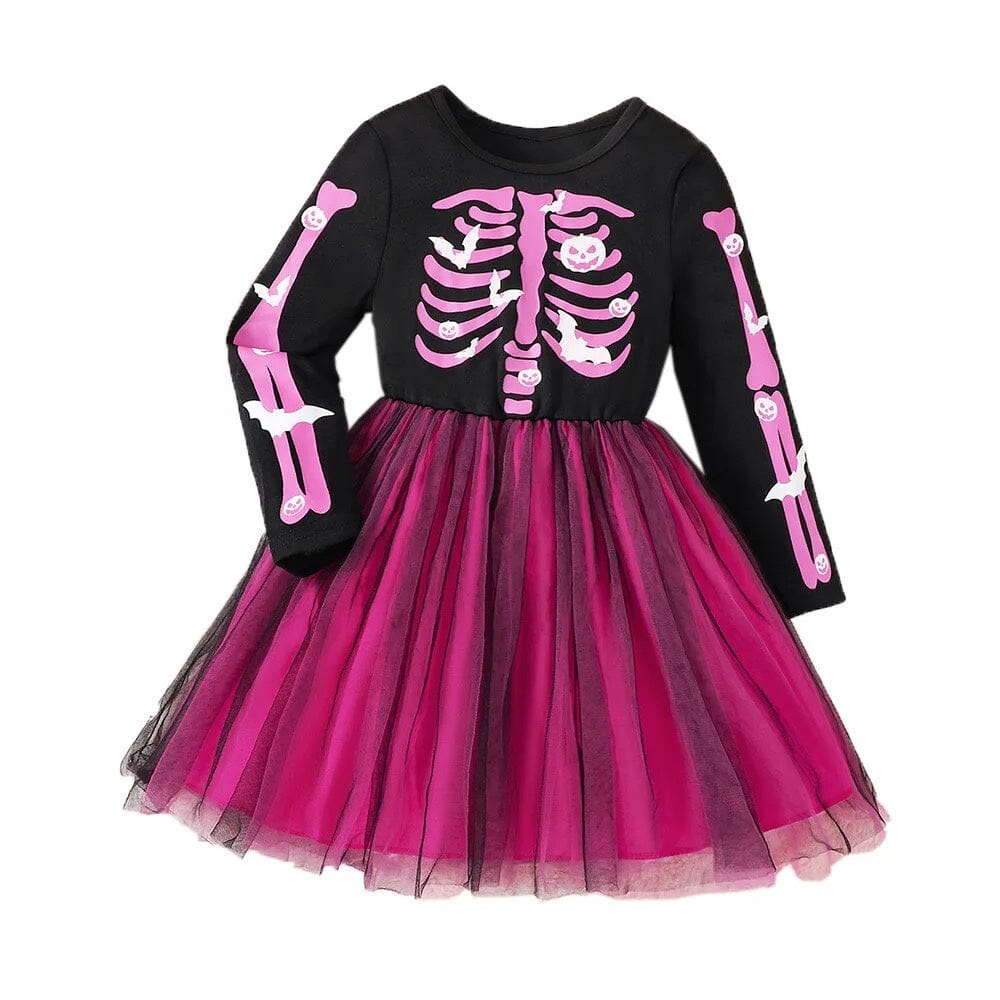 pink skeleton dress Queen of Sparkles