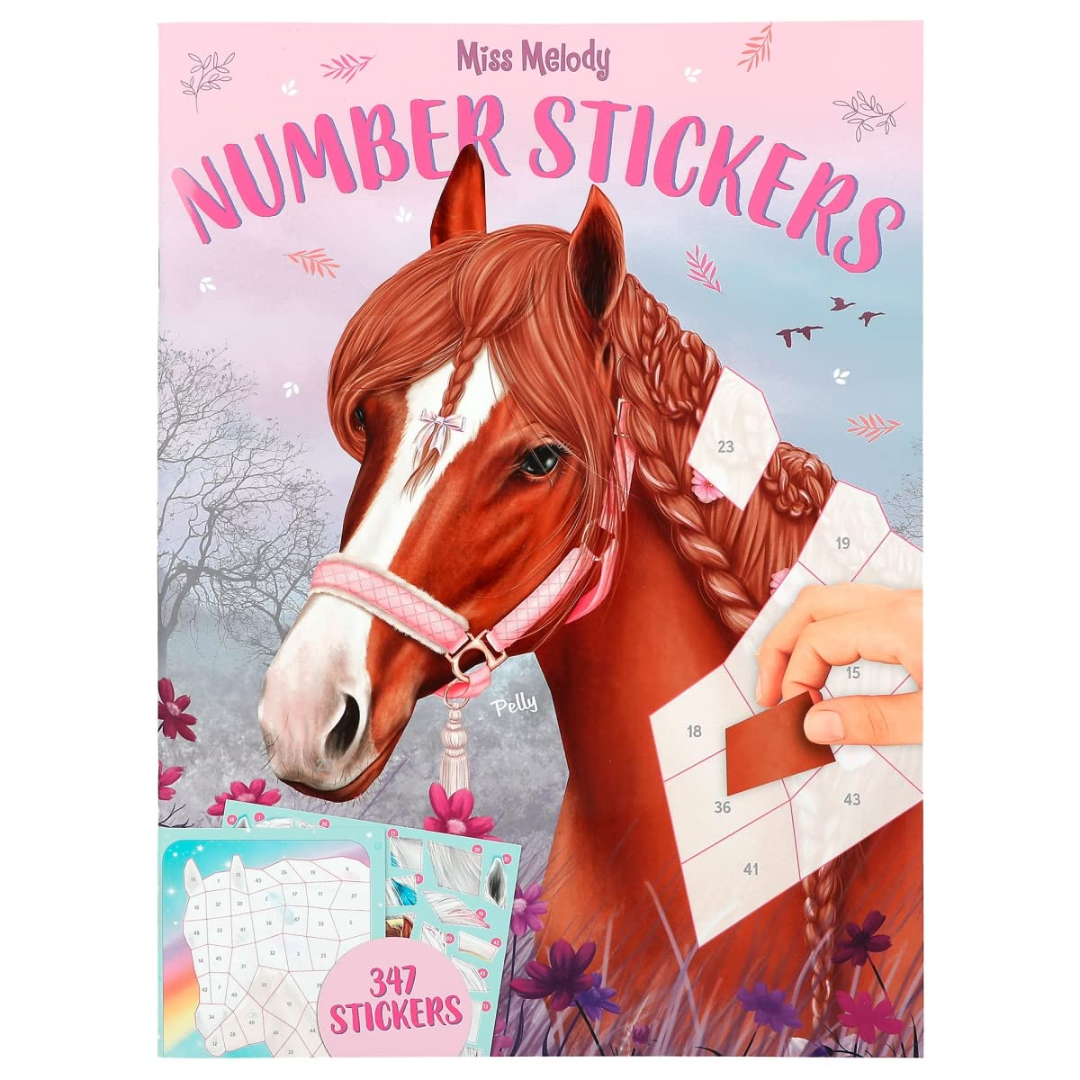 Miss Melody Numbers Stickers