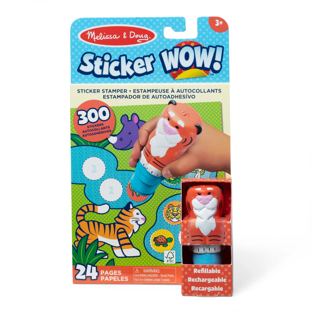 Sticker WOW! Sticker Stamper & Activity Pad - Tiger