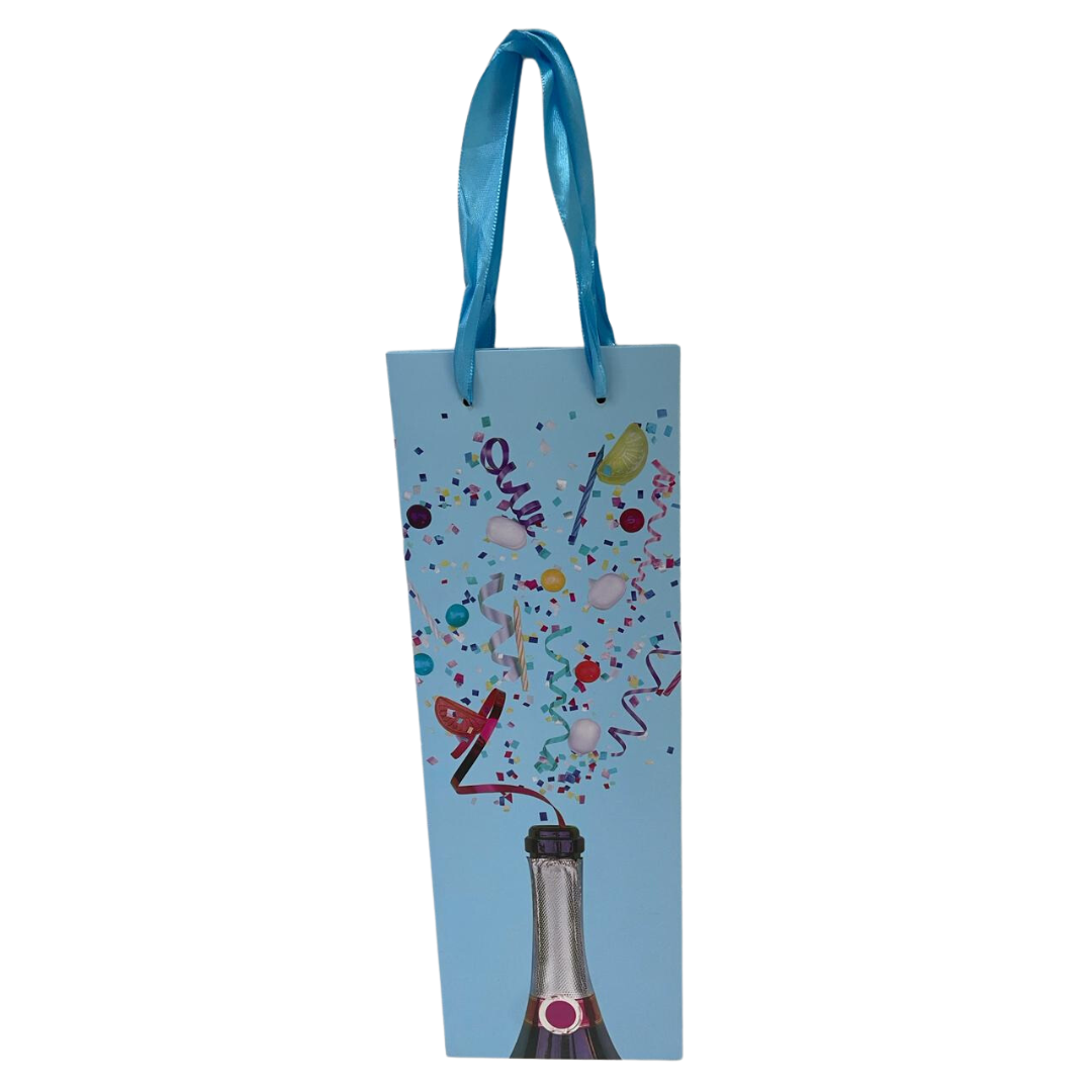 Wine/Champagne Gift Bag - Blue