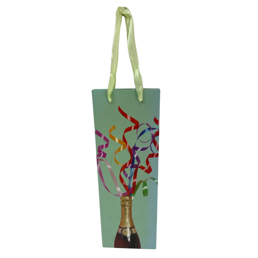 Wine/Champagne Gift Bag - Green
