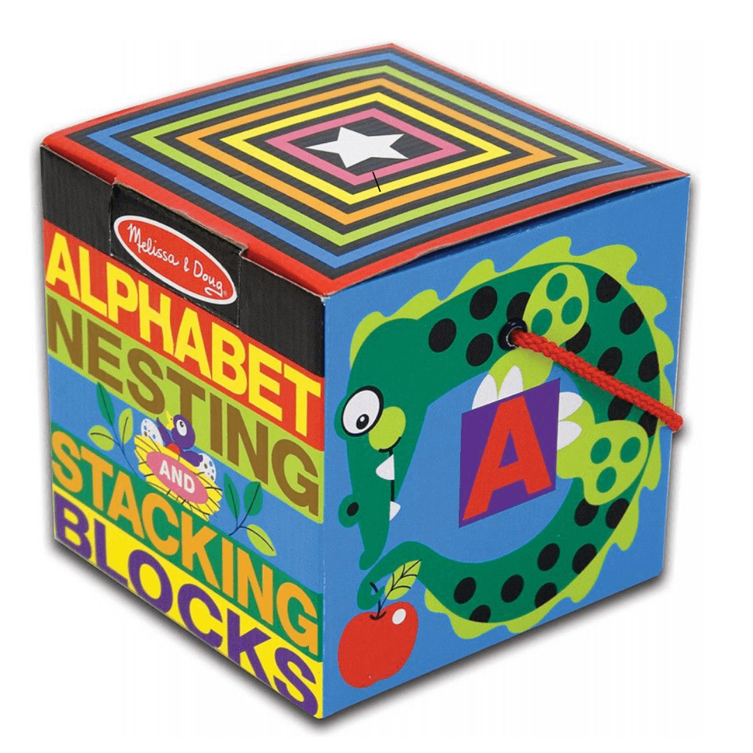 Alphabet Nesting Stacking Blocks Toys Melissa & Doug 