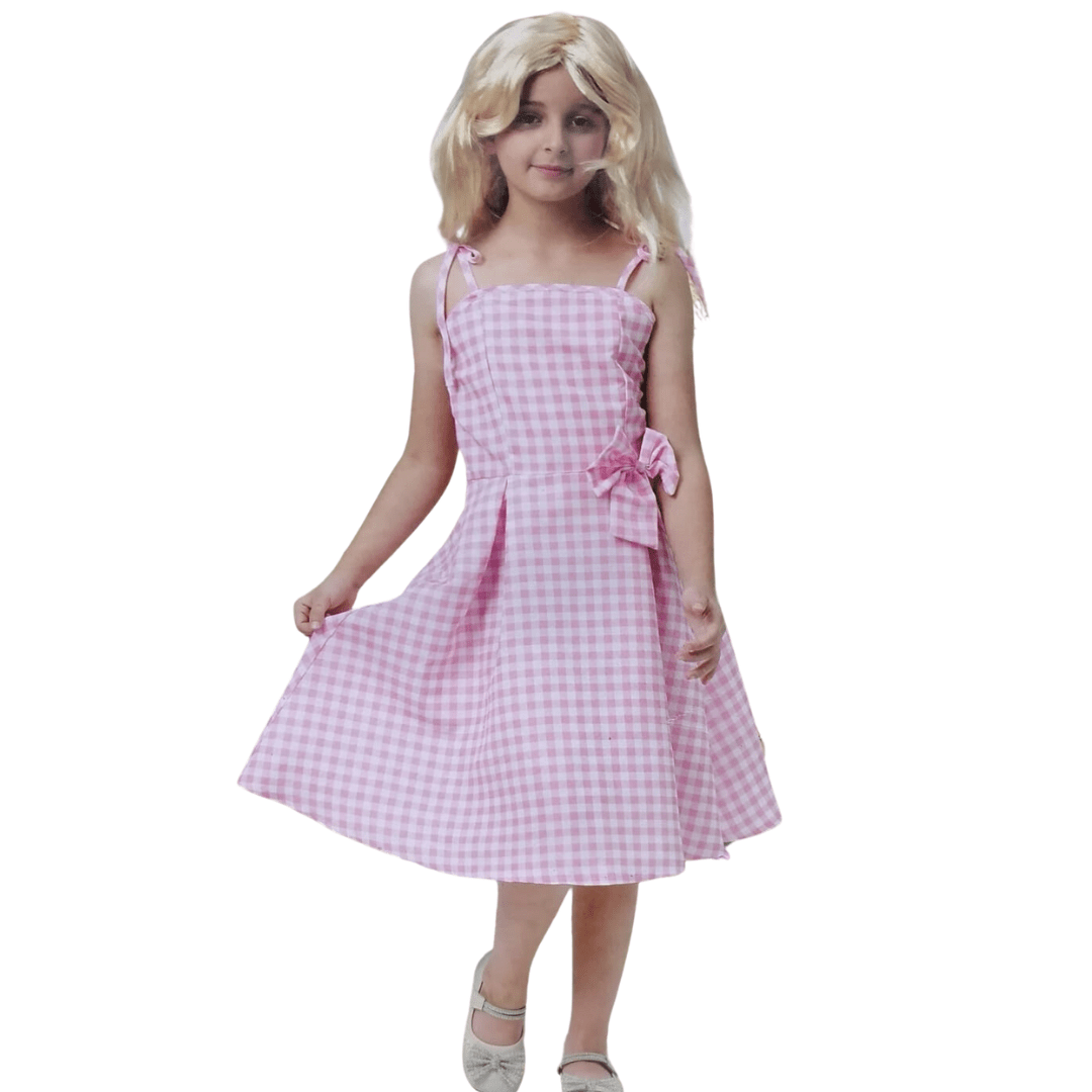 Barbie Chequered Summer Dress Dress Up Barbie 
