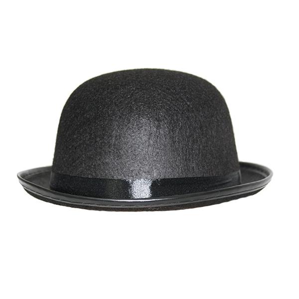 Black Bowler Hat Dress Up Not specified 
