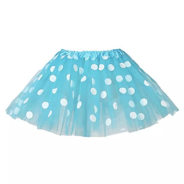 Blue Polka Dot Tutu Skirt (Age 3-6) Dress Up Not specified 