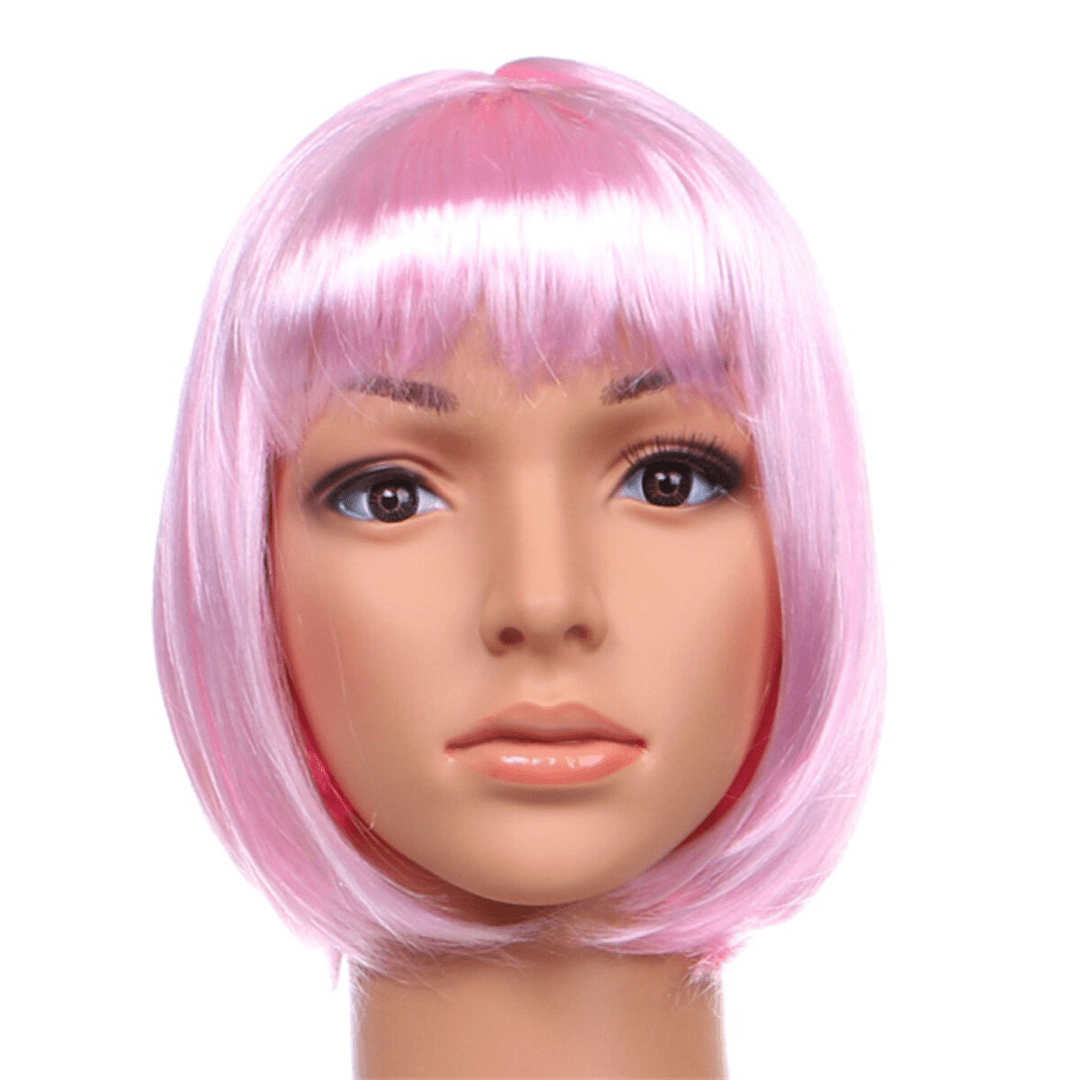Bob Wig - Light Pink Dress Up Not specified 