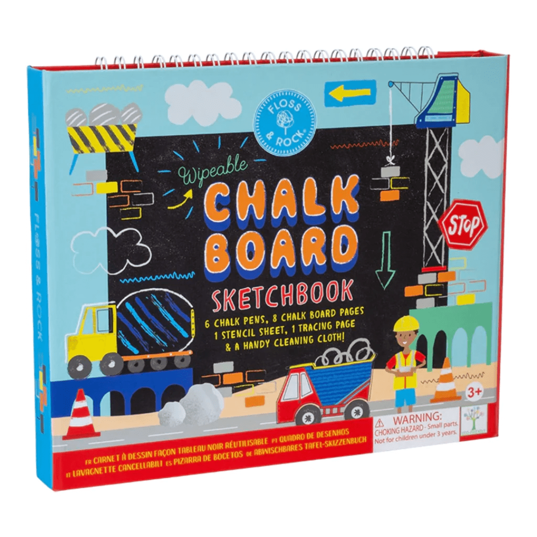 Chalkboard sketchbook construction Toys Floss & Rock 