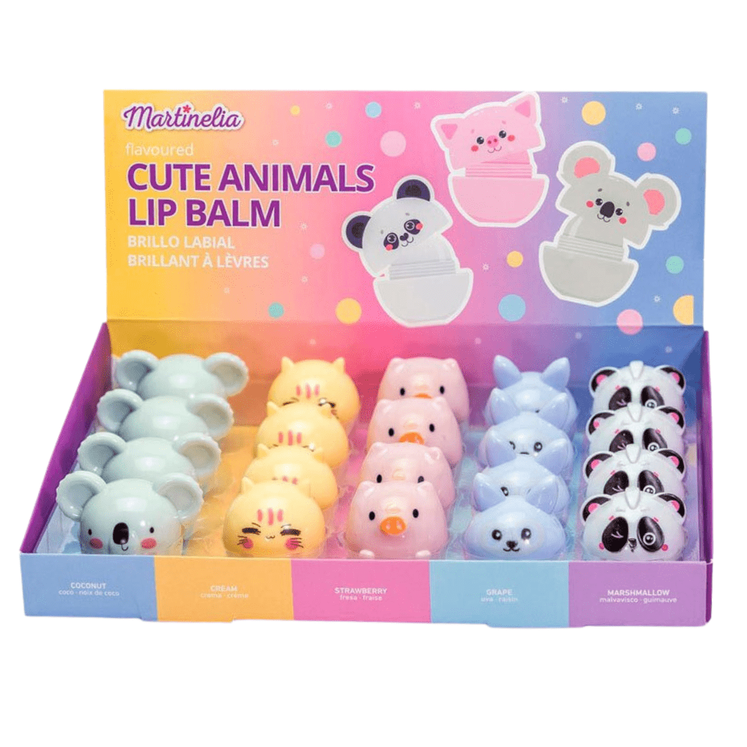 Cute Animals Lip Balms 1pc Toys Martinelia 