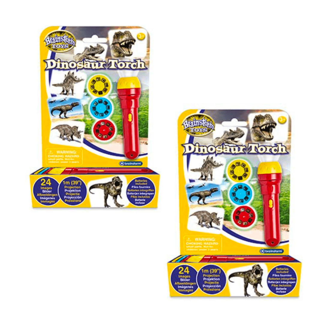 Dinosaur Torch & Projector 2 Pack Toys Not specified 