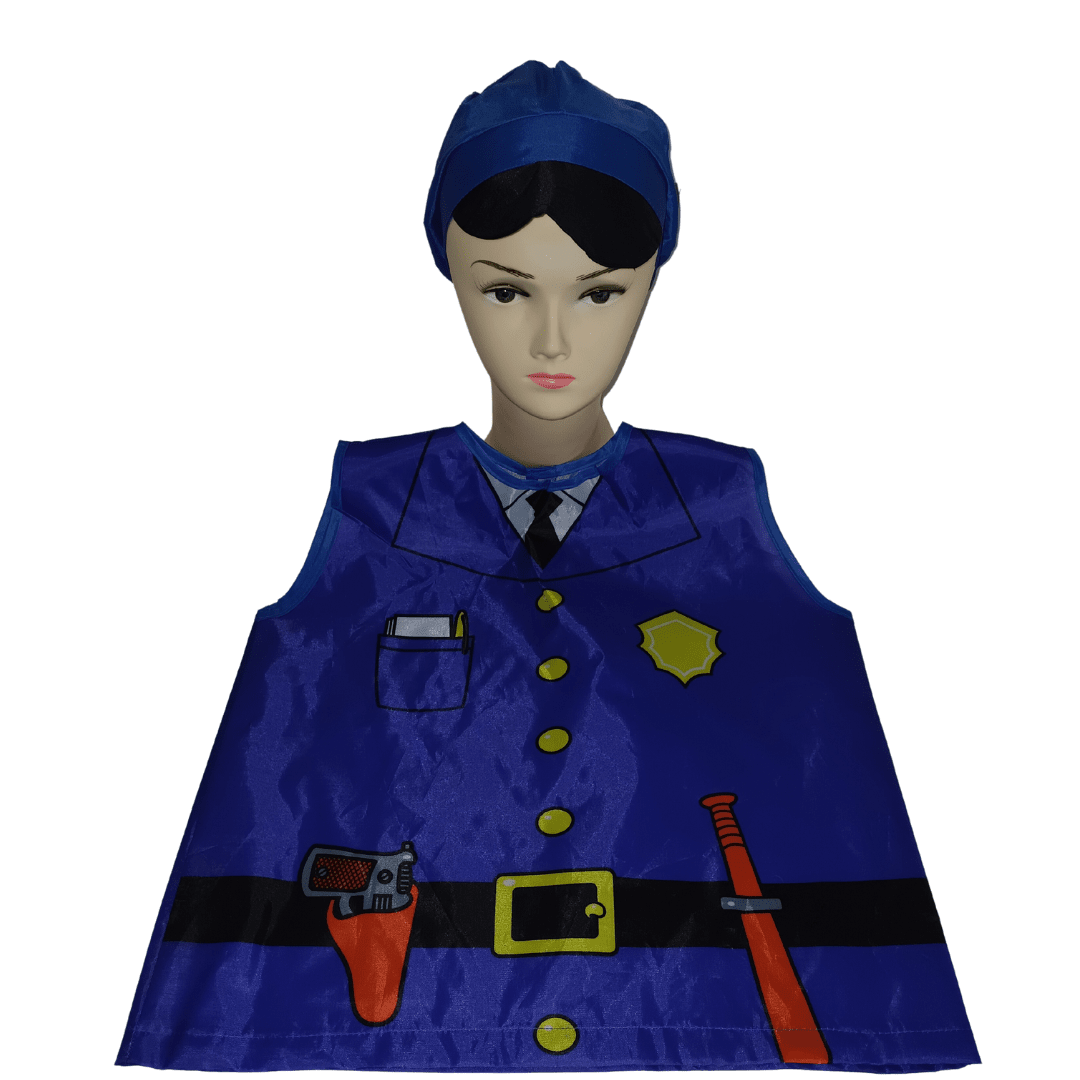 Dress Up Police Vest and Hat Dress Up Not specified 