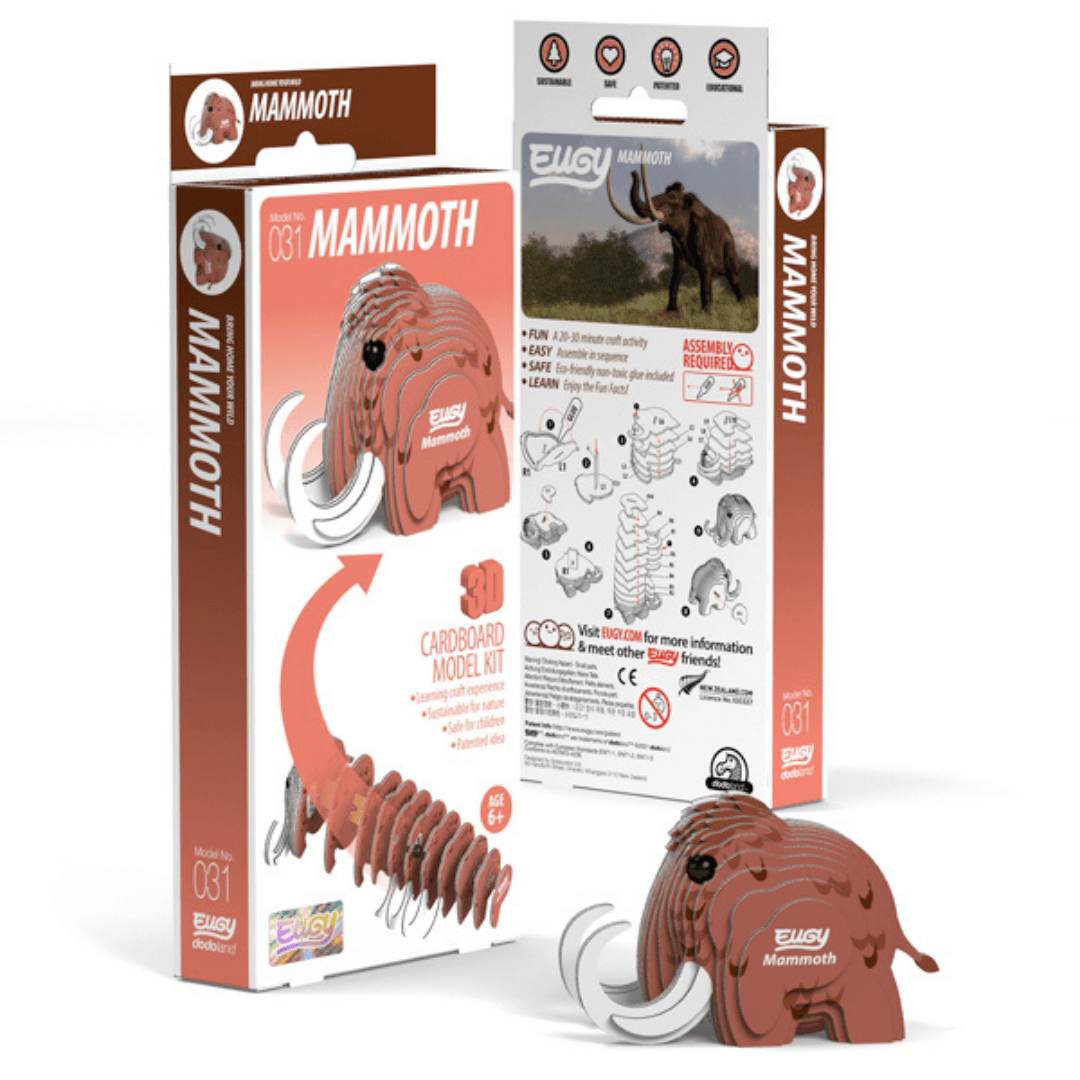 Eugy Mammoth 3D Model Toys Eugy 
