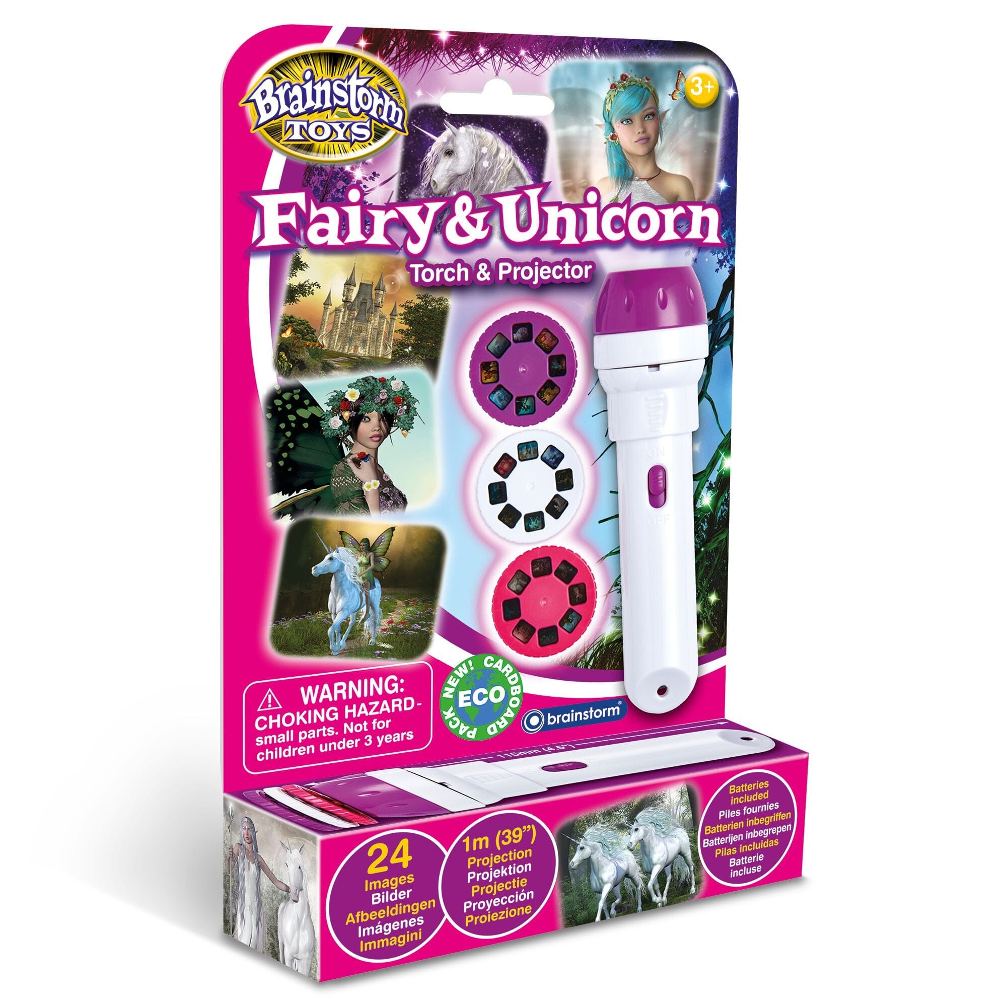 Fairy & Unicorn Torch and Projector Toys Brainstorm 