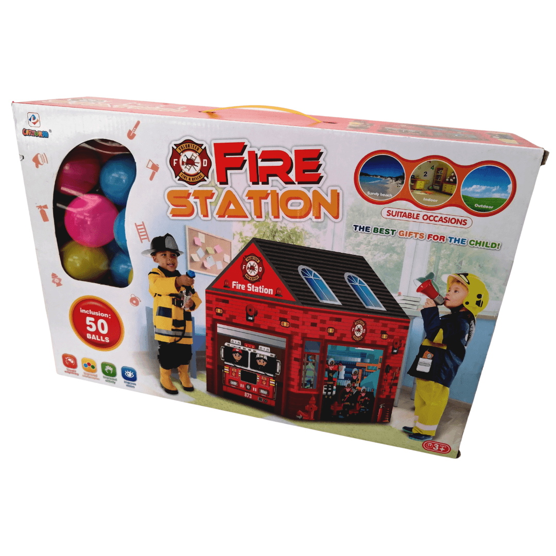Fire Station Tent With 50 Balls Toys Not specified 