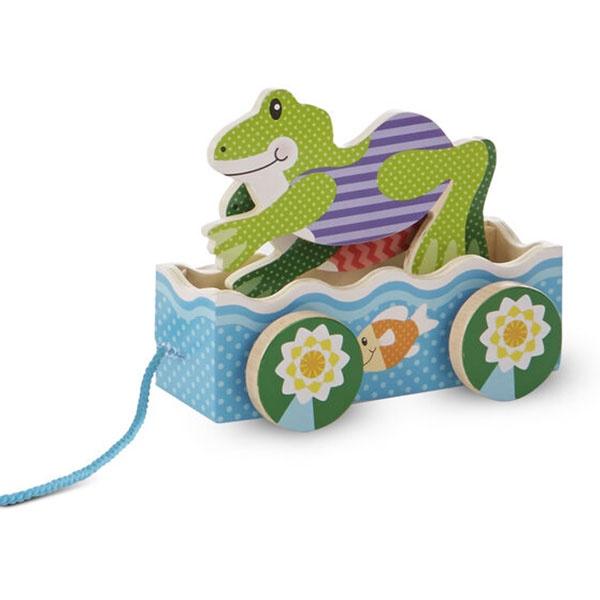 First Play Friendly Frogs Pull Toy Toys Melissa & Doug 