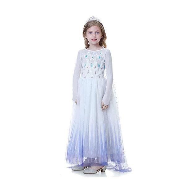 Frozen 2 White Elsa Dress Dress Up Not specified 