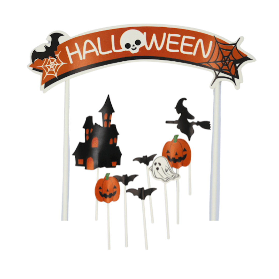 Halloween Cake Topper 9pc Halloween Not specified 