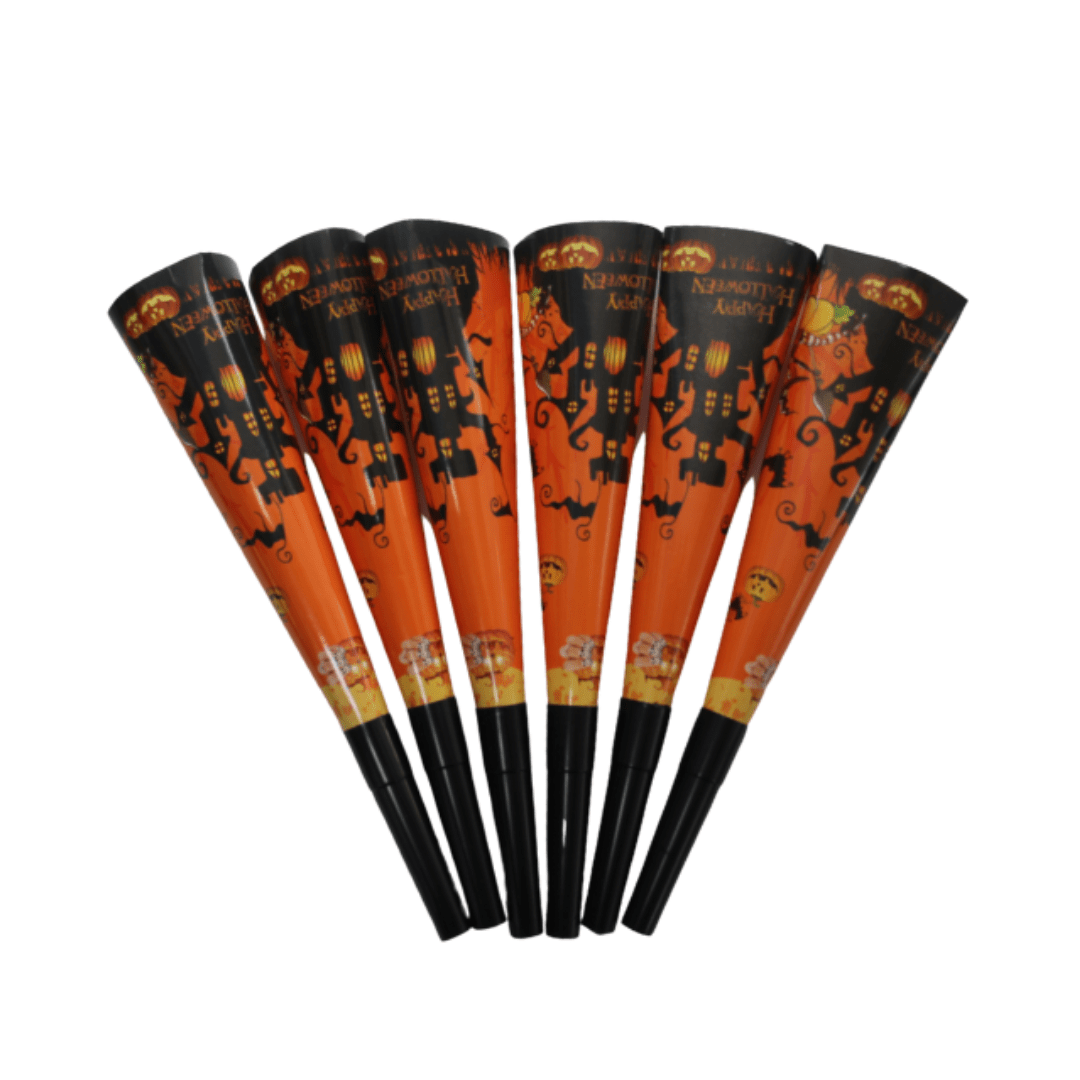 Halloween Party Paper Horn 6pc Halloween Not specified 