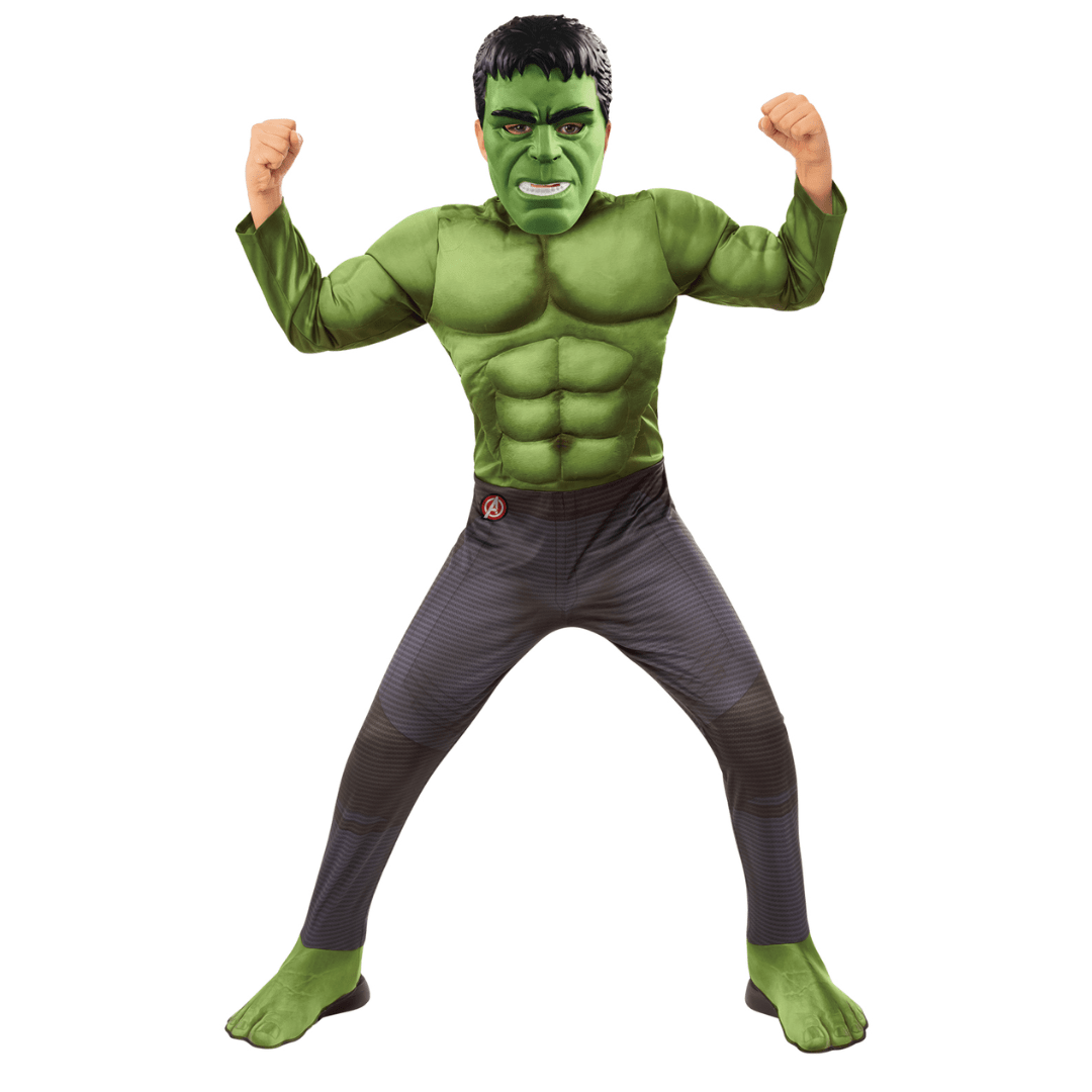 Hulk Deluxe Costume - Children's Dress Up Avengers (Marvel) 