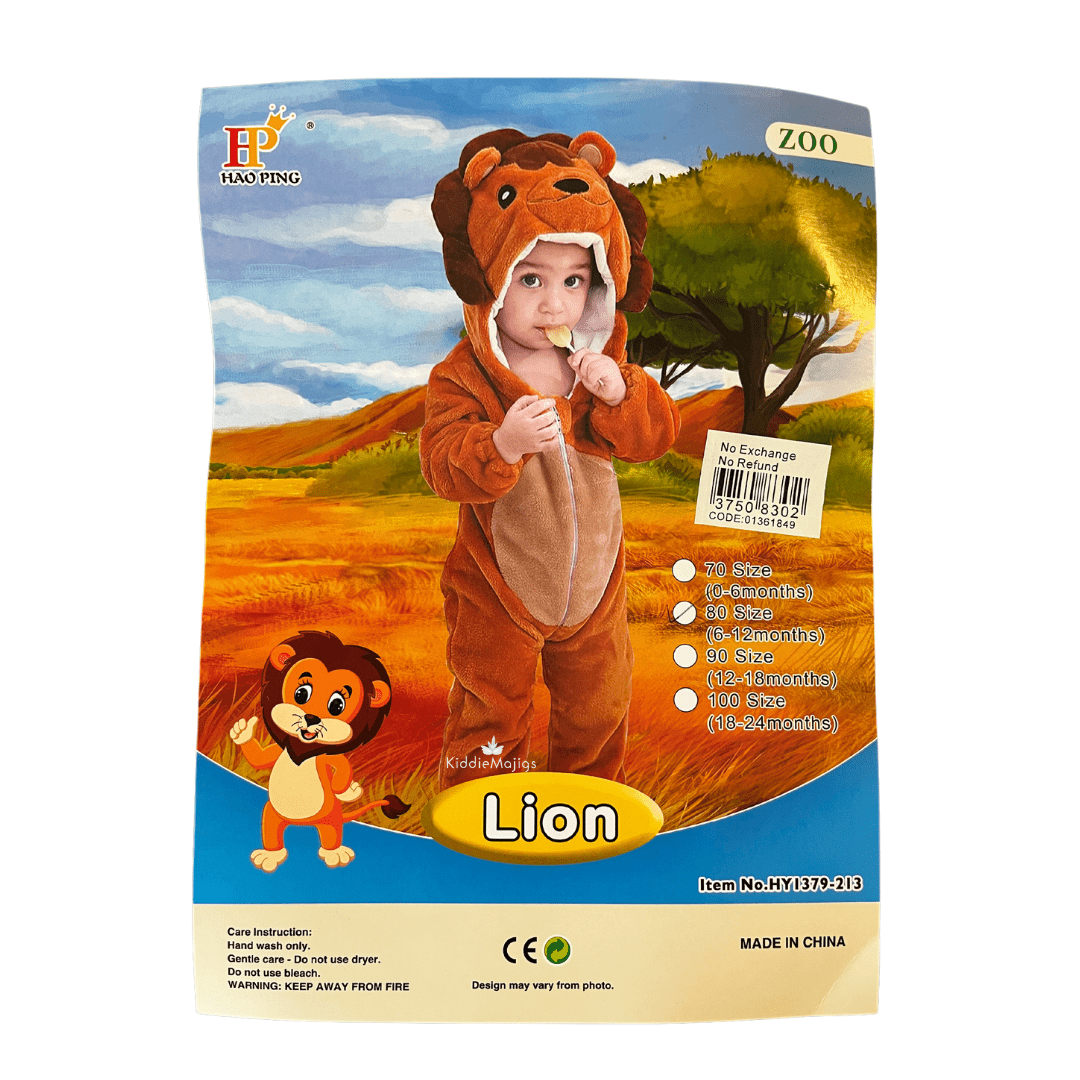 Lion Toddler Costume 6-12 Months Dress Up Not specified 
