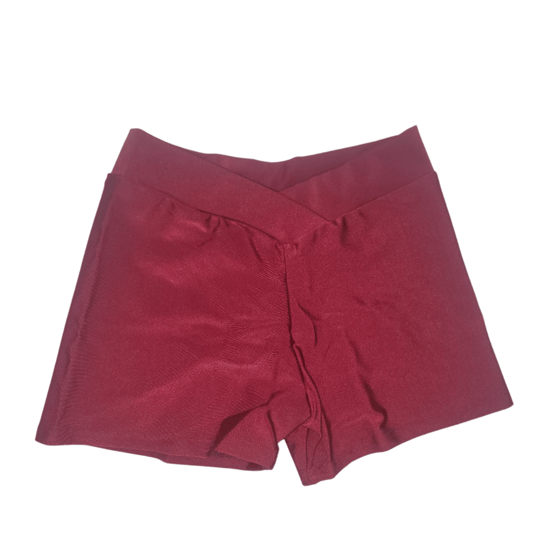 Maroon Hotpants with V-band Ballet Not specified 