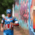 Marvel Captain America Deluxe Costume Dress Up Avengers (Marvel) 