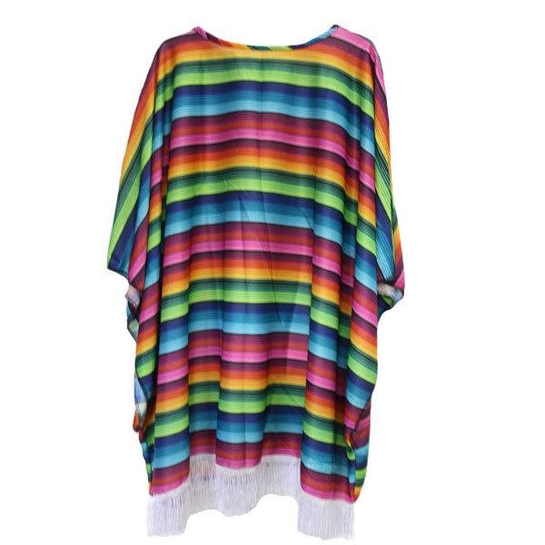 Mexican Poncho (Adult) Dress Up Not specified 