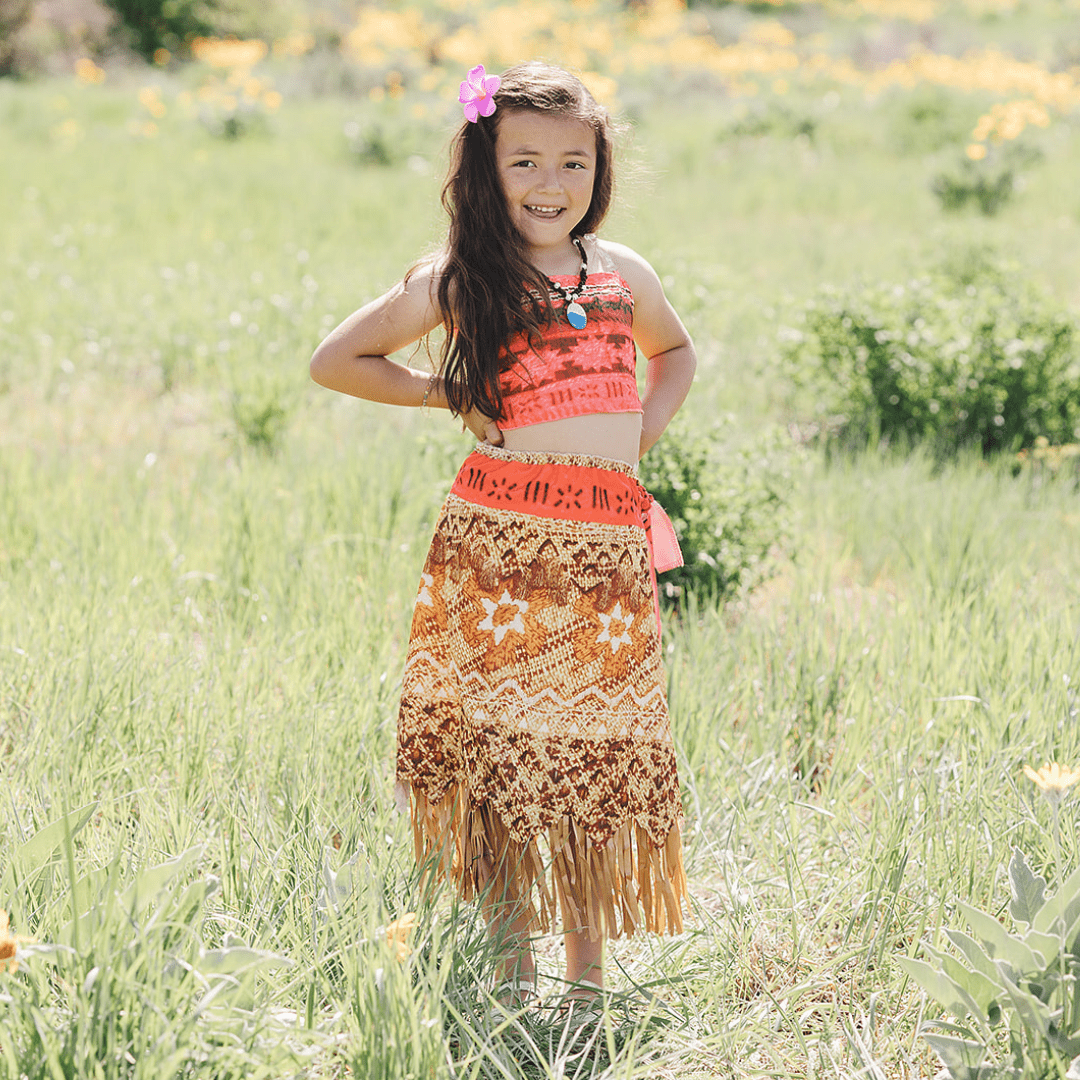 Moana Outfit & Necklace Dress Up Not specified 
