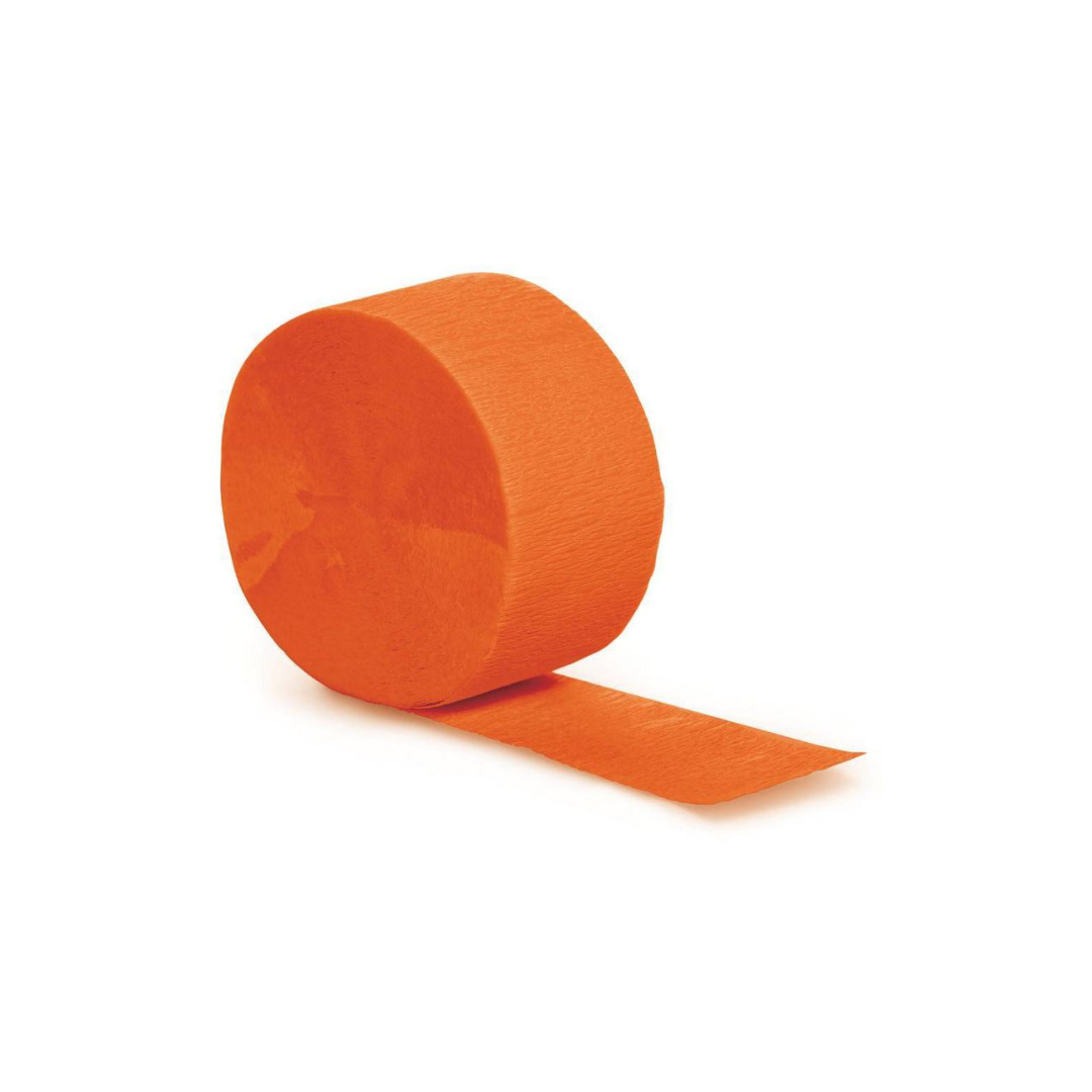Orange Streamers 12pc Parties Not specified 