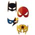 Party Mask Superhero set (8 PCS) Dress Up Great Pretenders 