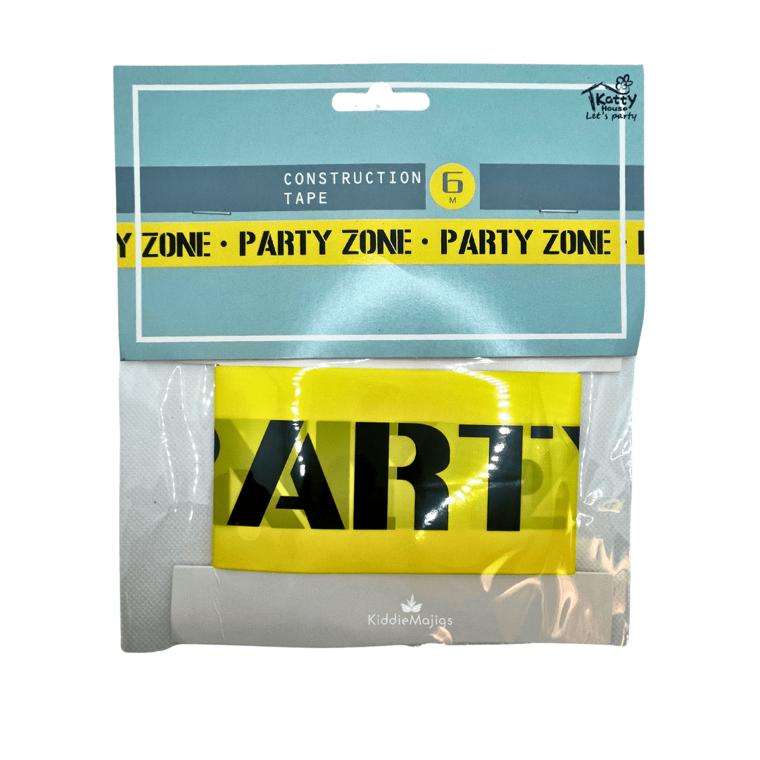 Party Zone Construction Tape 6m Parties Not specified 