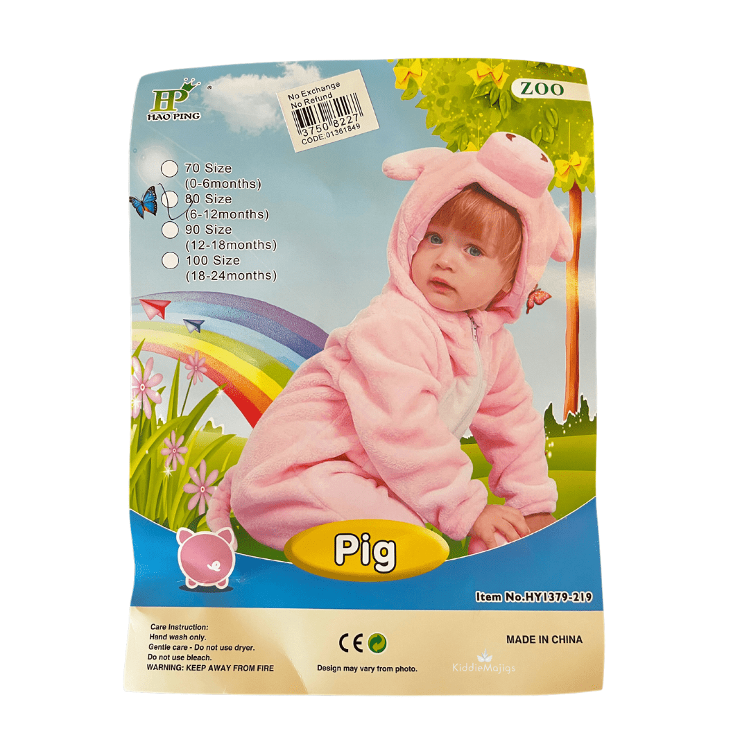 Pig Toddler Costume 6-12 Months Dress Up Not specified 
