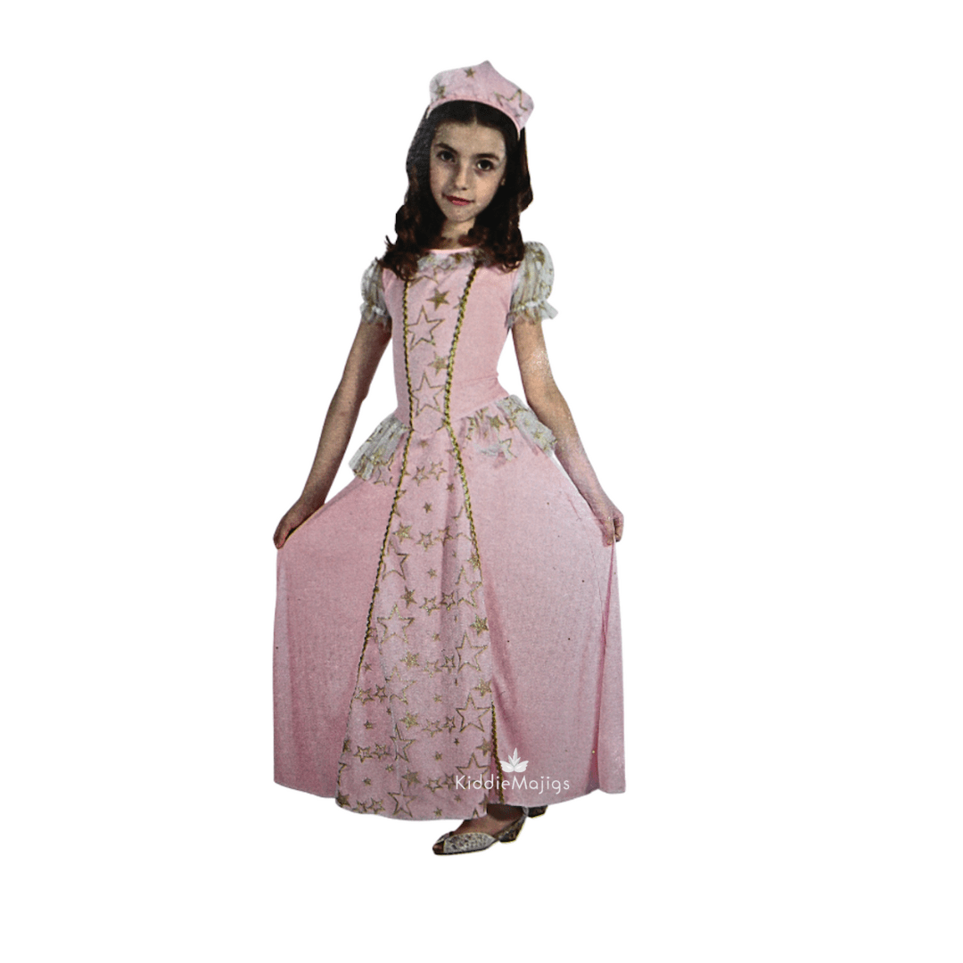 Pink and Gold Star Princess Costume Dress Up Not specified 