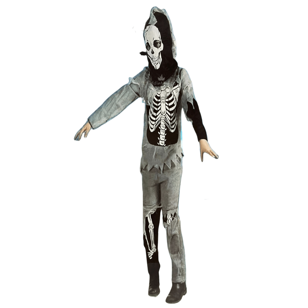 Skeleton Outift with Grey Hessian Halloween Not specified 