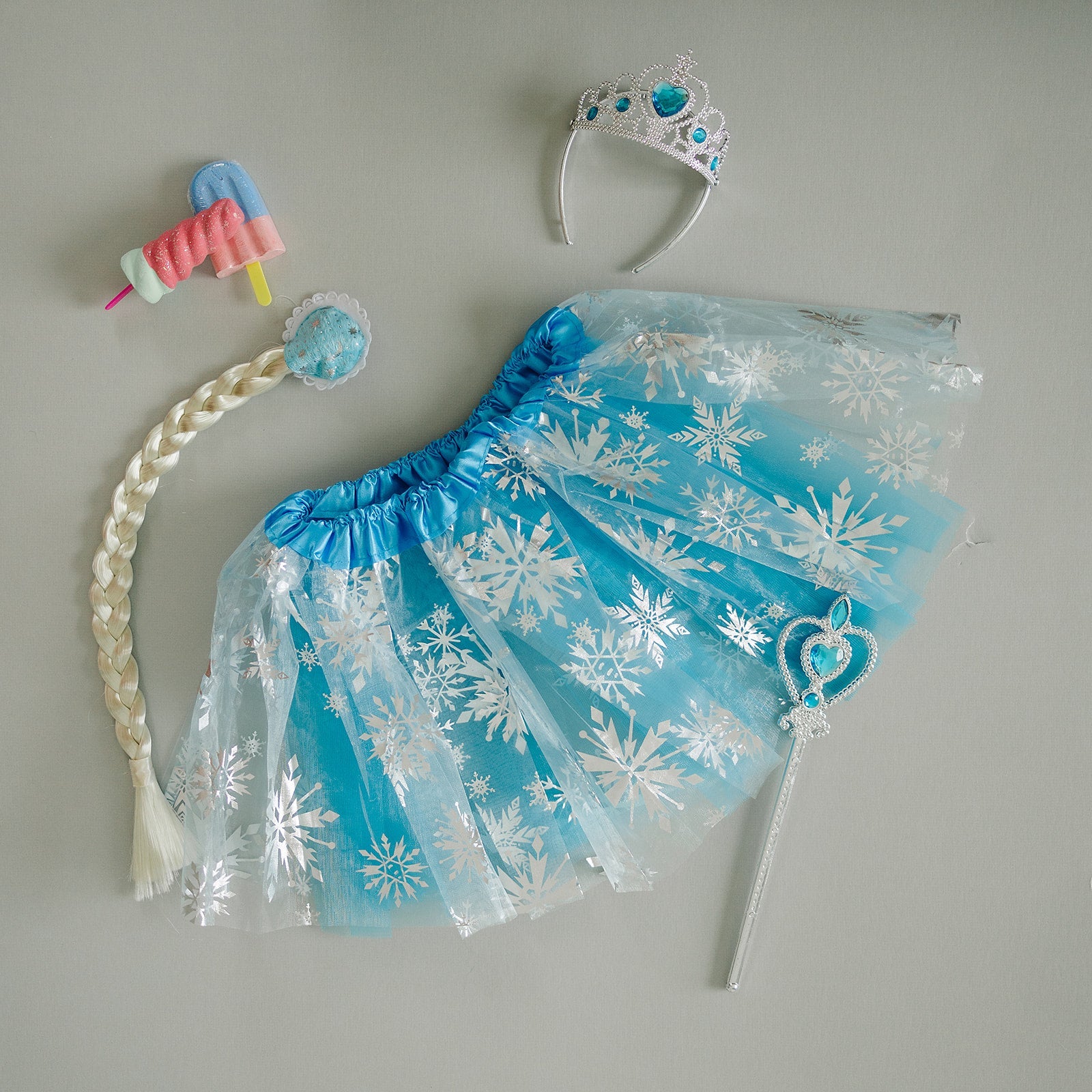 Snowflake Princess Tutu Set (Age 3-6) Dress Up Not specified 