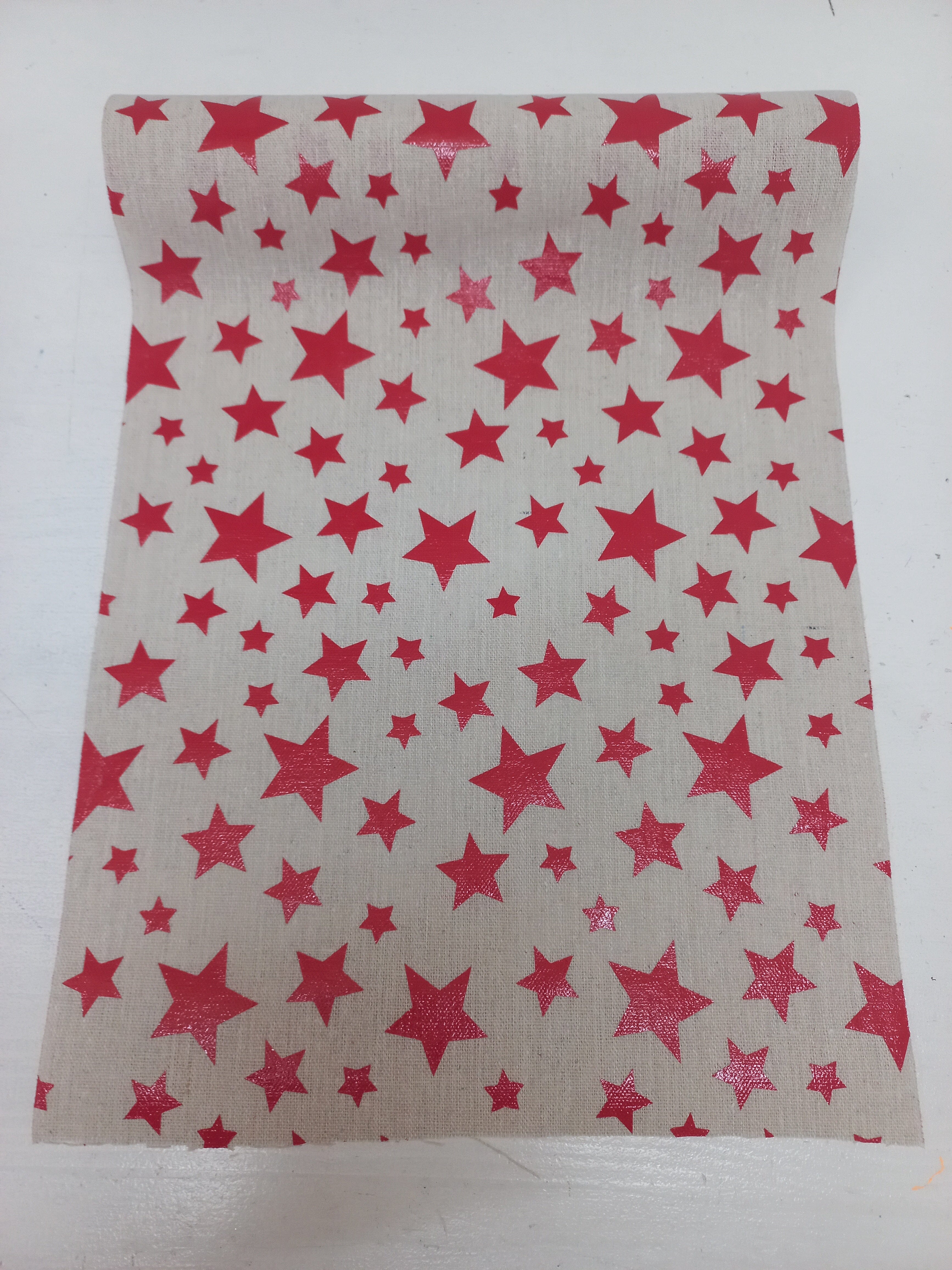 Table Runner Stars on Hessian Parties Not specified 