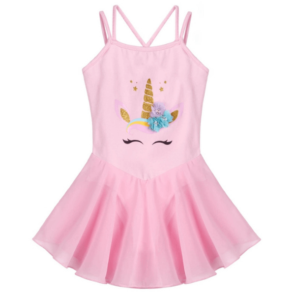Unicorn Tutu Dress Pink Chiffon Ballet Not specified 