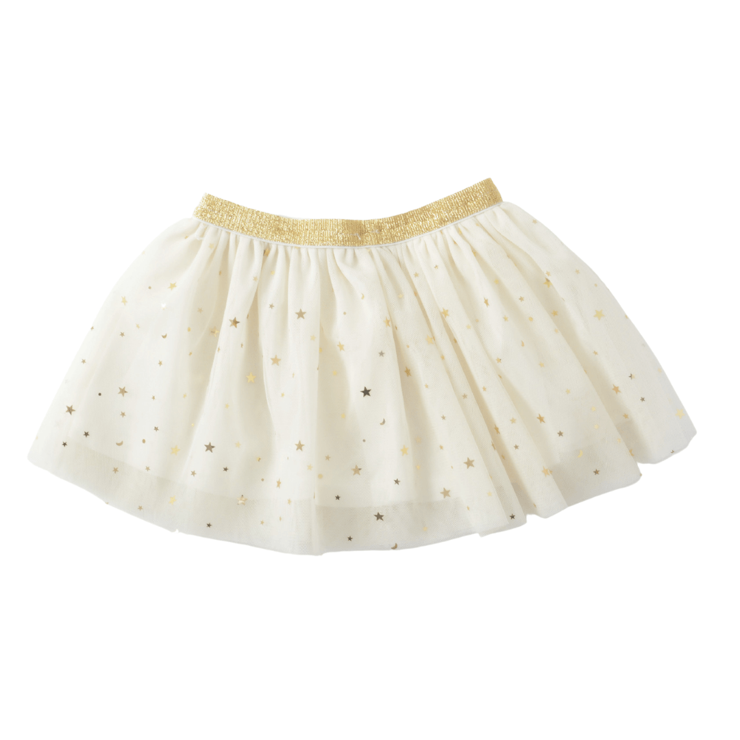 White Star Sequin Tutu Skirt Dress Up Not specified 