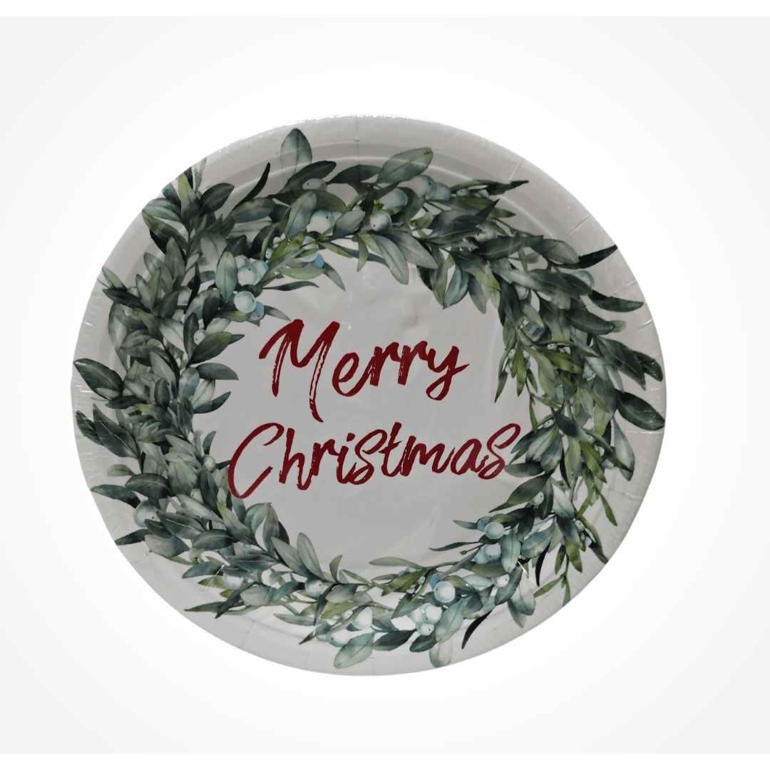 Xmas Party Paper Plates Christmas Not specified 