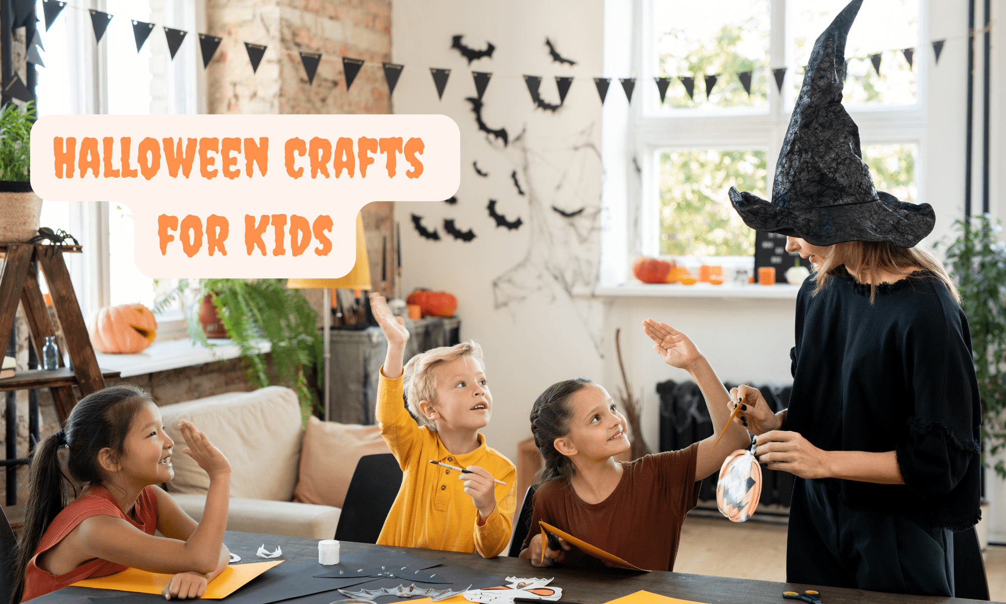 Spooky Fun for Little Hands: Halloween Crafts for Kids
