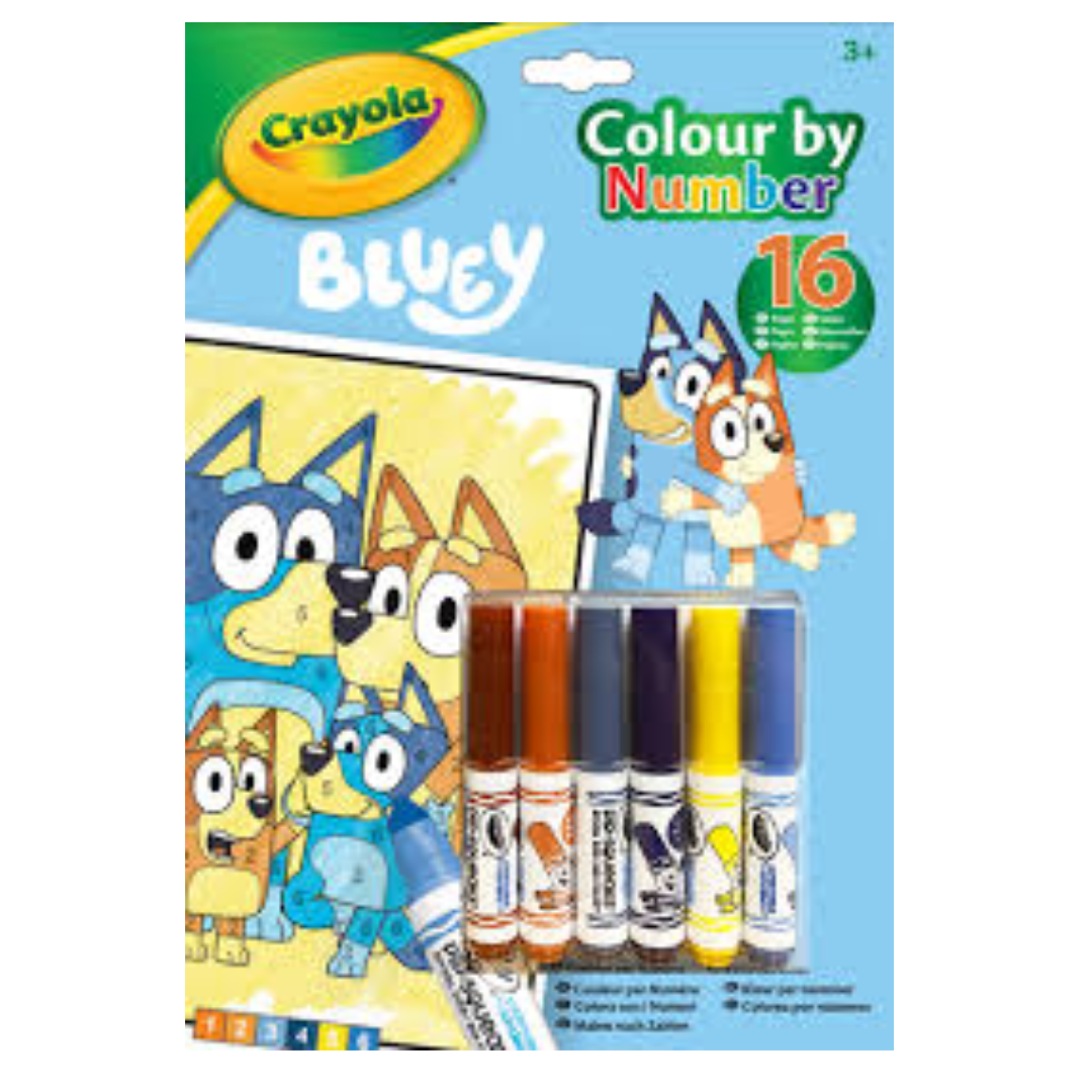 Crayola Bluey Colour by Number