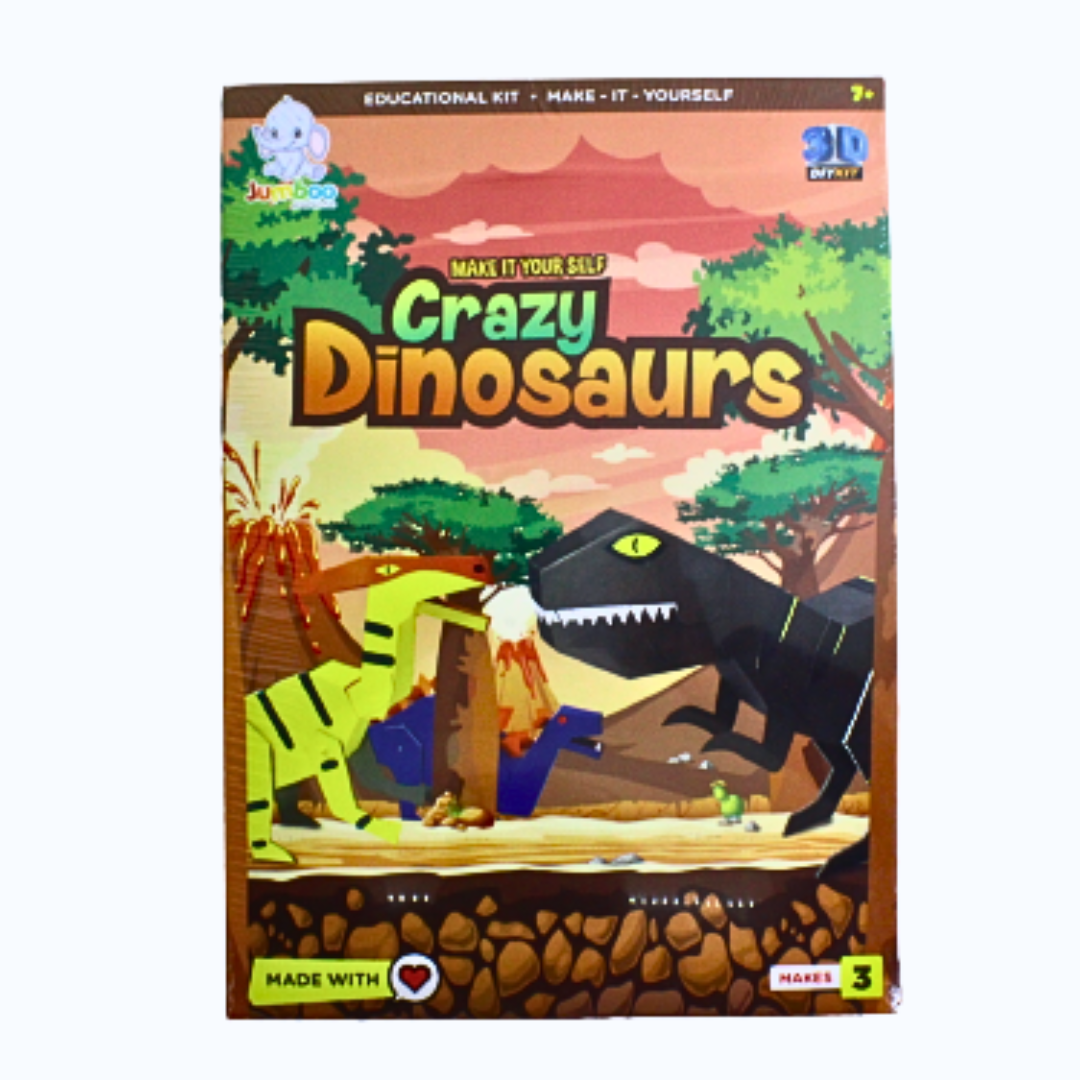 Jumboo Crazy Dinosaurs 3D DIY Kit