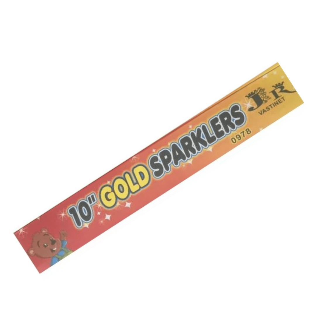 10" Golden Sparklers 6Pack