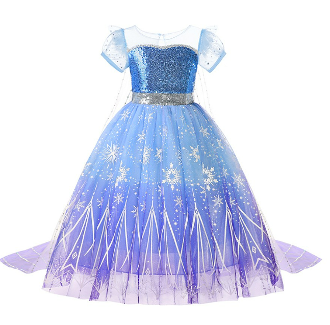 Deluxe Blue Snowflake Dress