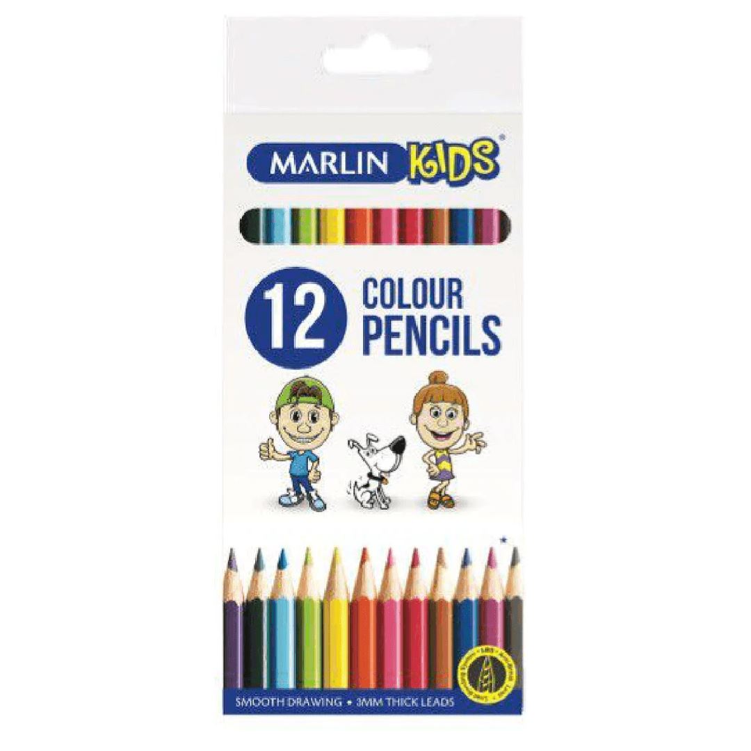 12 Jumbo Triangular Colour Pencils